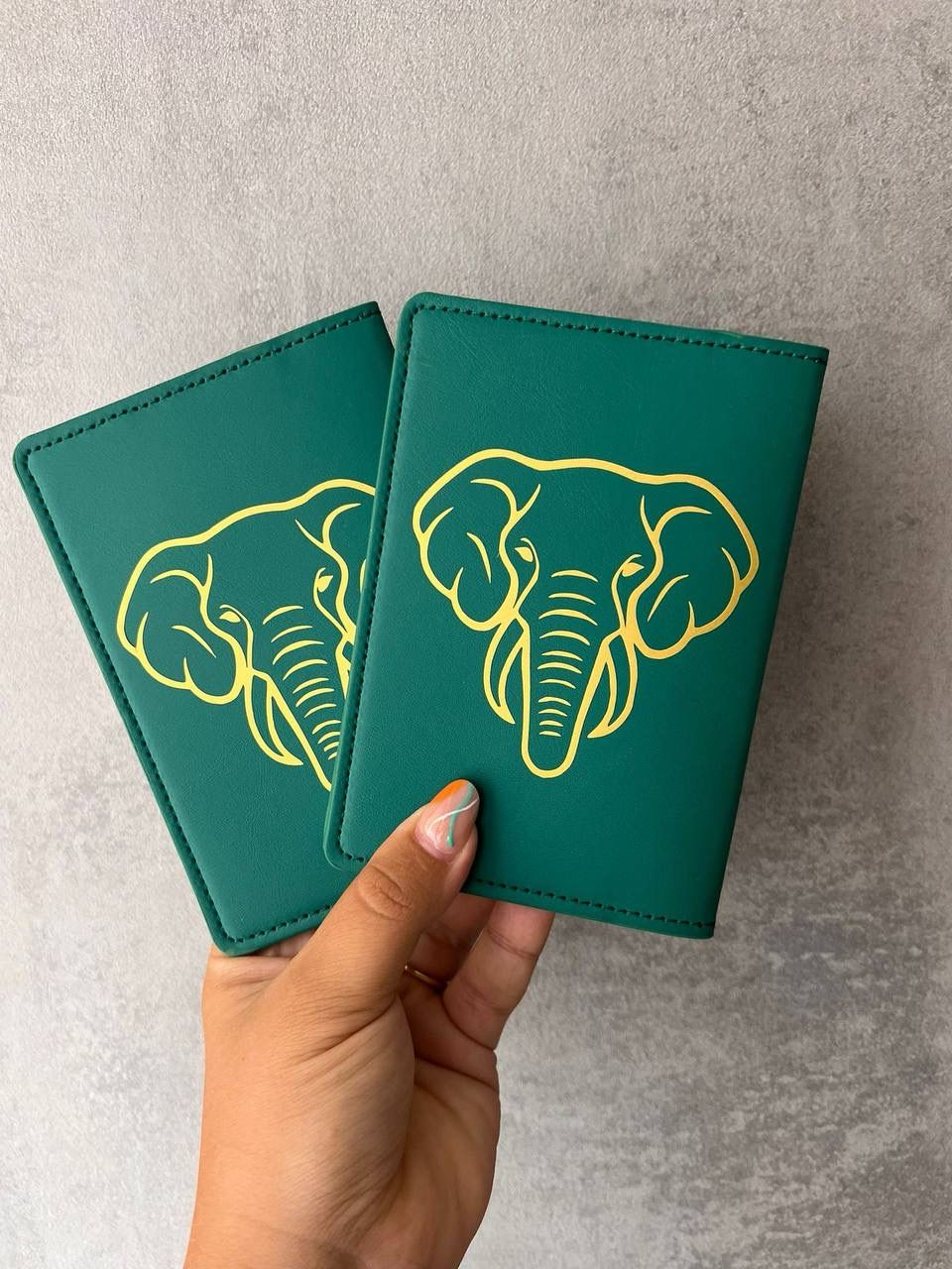 Passaporto coppia elefante