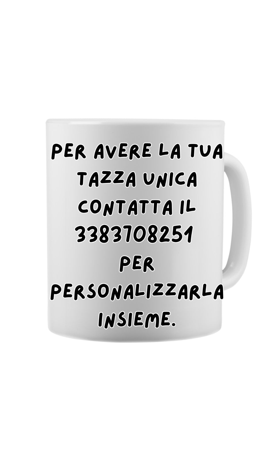 TAZZA PERSONALIZZABILE